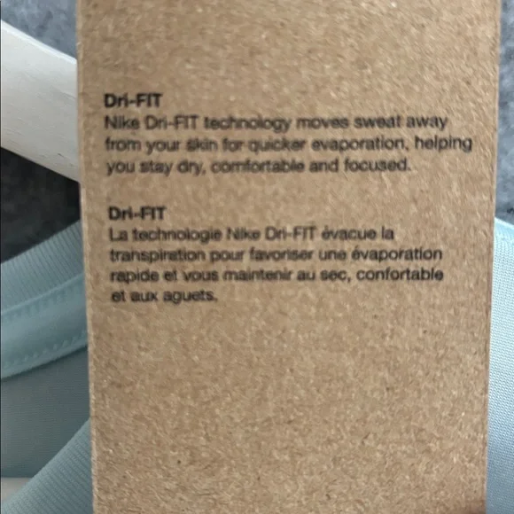 NWT Nike Dri-Fit Womens Training Top L Sky Blue - Picture 7 of 12